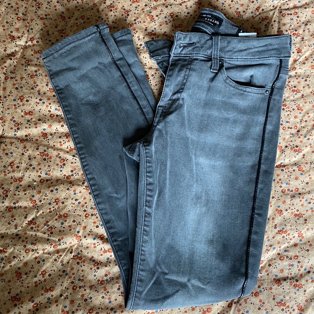 Lucky jeans black with detail. Size 2/26